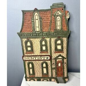 Sexton Dentist Office Wall Plaque Cast Metal House